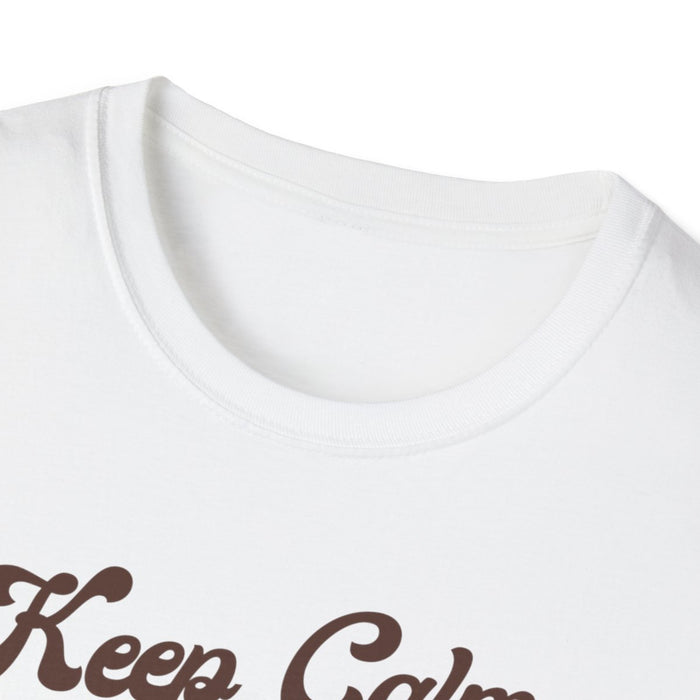 Keep Calm & Cowgirl On T-Shirt - funny t-shirt by Cheeky Business