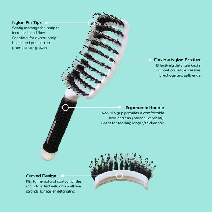 Kids Detangler Hair Brush - Pink