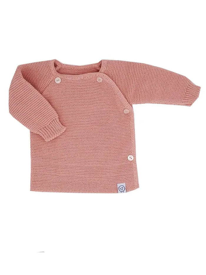 Knitted Misty Rose Cardigan Cardigan / Jacket La Manufacture de Layette