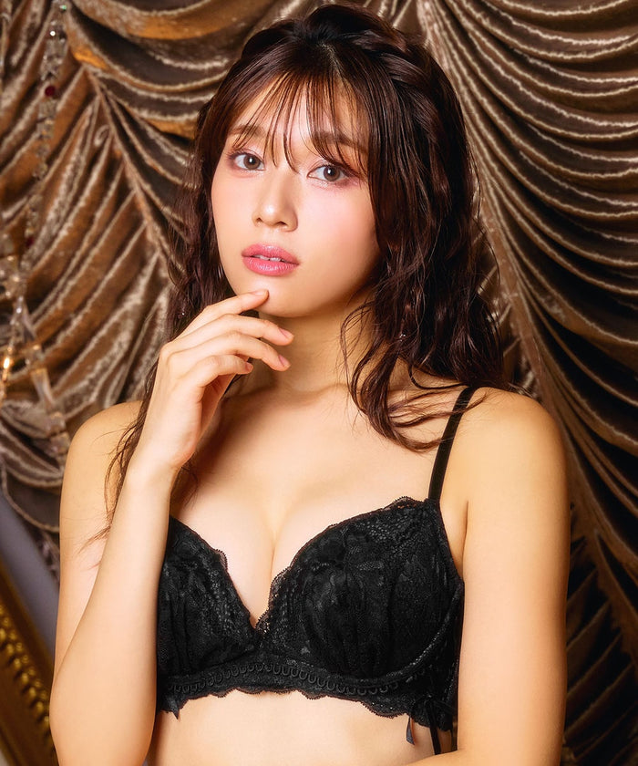 Lace-Up Side Support Push-Up Bra