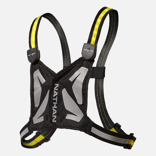 color:Black/High Vis Yellow||view:SKU Image Primary||seo:Nathan Laser Light Web Vest RX Vest 2.0 - Black/High Vis Yellow - Front View