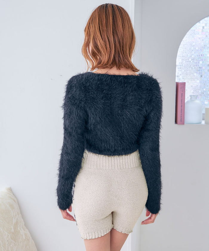 Leopard Knit Pants Belly Warmer