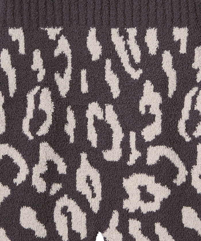 Leopard Knit Pants Belly Warmer