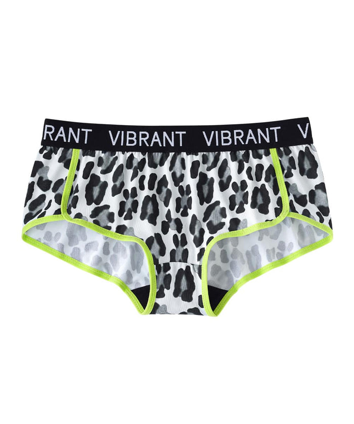 Leopard Trim Hip-Hugger Panty