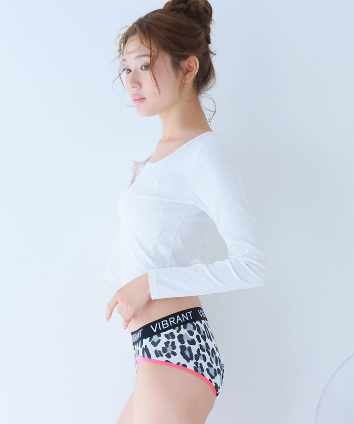 Leopard Trim  Period Panty