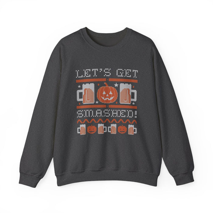 Let's Get Smashed Halloween Sweatshirt - funny sweatshirt by Cheeky Business