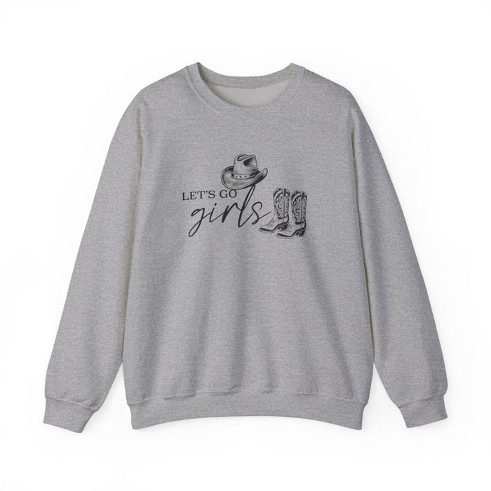 Let’s Go Girls Cowgirl Sweatshirt - funny sweatshirt by Cheeky Business