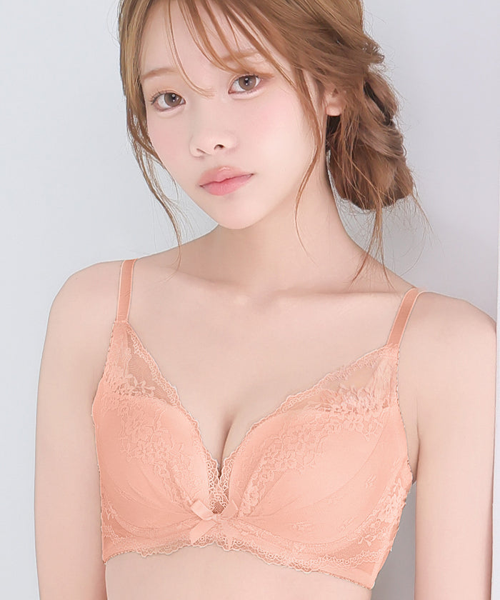 Lift Up Side Support Lace Push-Up Bra