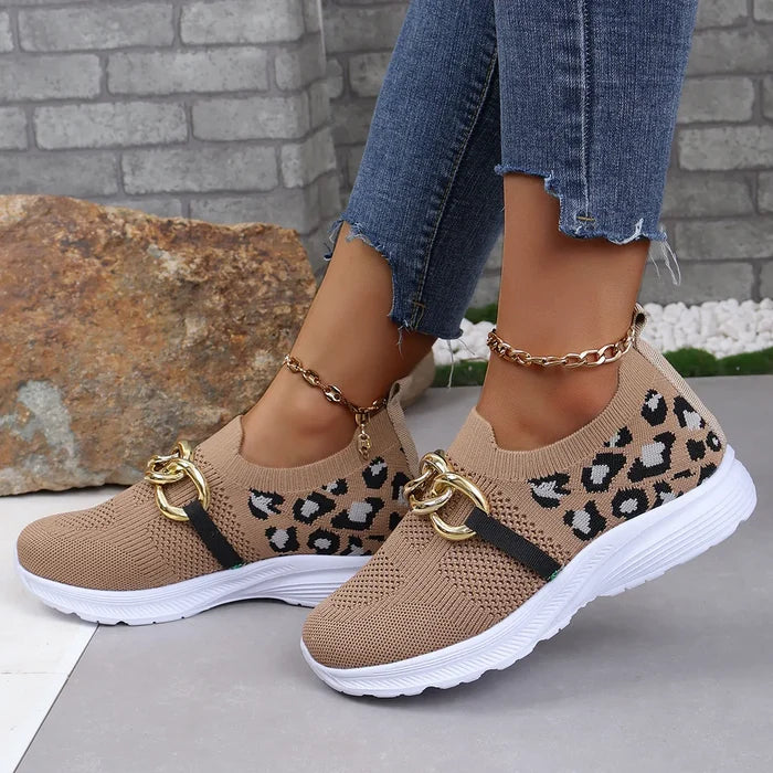 Lightweight Leopard Mesh Athletic