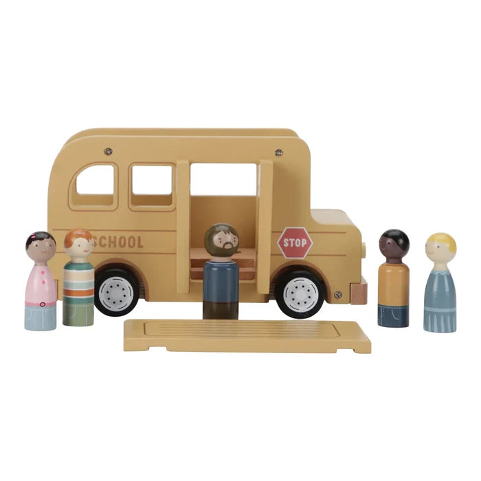 Little Dutch Wooden School Bus