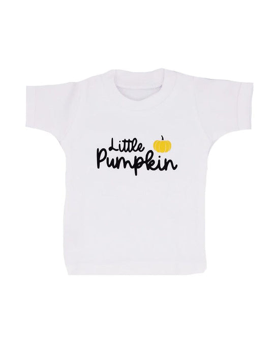 "Little Pumpkin" Top - White Top / T-shirt Tiny & Small