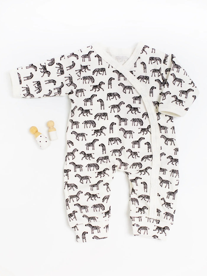 Little Zebras Gift Set - Sleepsuit, Zebra toy & Card Gift Set Little Mouse Baby Clothing & Gifts