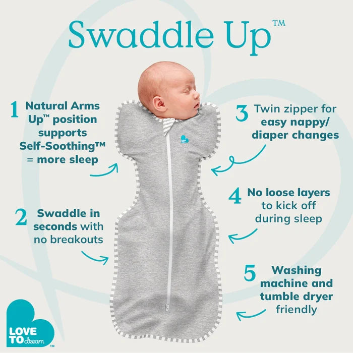 Love to Dream Swaddle Up™ Original Cotton 0.2 TOG - Olive
