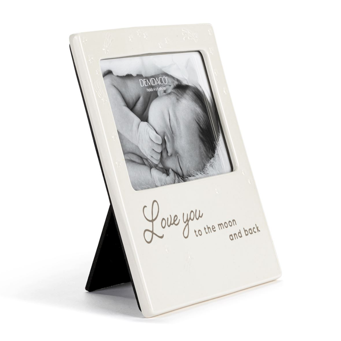 Love you to the Moon and Back Cream Frame