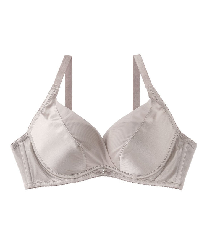 Lustrous Satin Side Support Lace Push-Up Bra