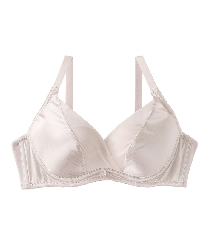 Lustrous Satin Side Support Lace Push-Up Bra