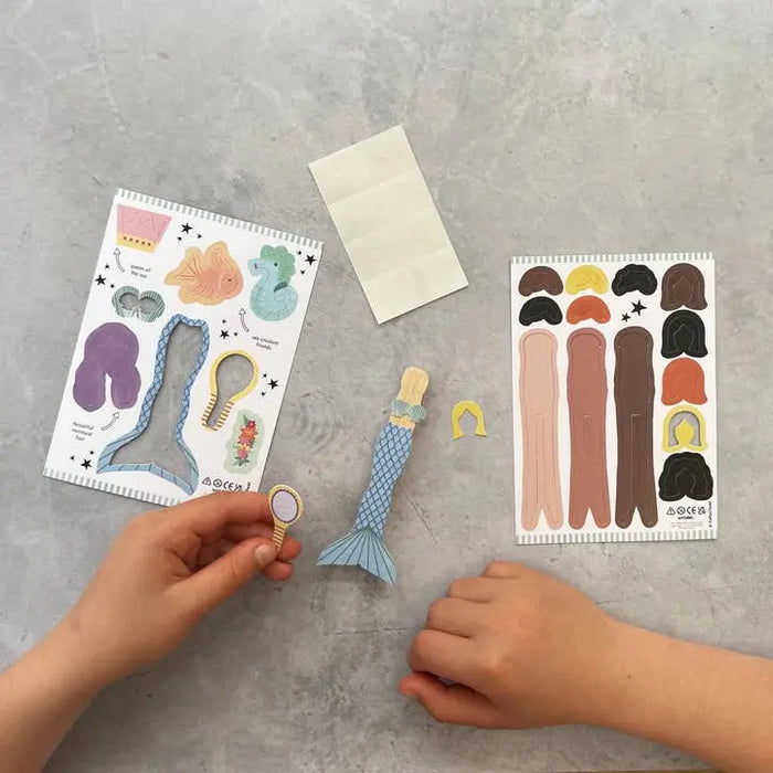 Make Your Own Mermaid Peg Doll Sibling Gifts Cotton Twist