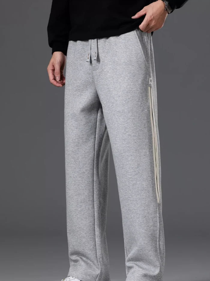 Men's Casual Striped Wide Leg Pants