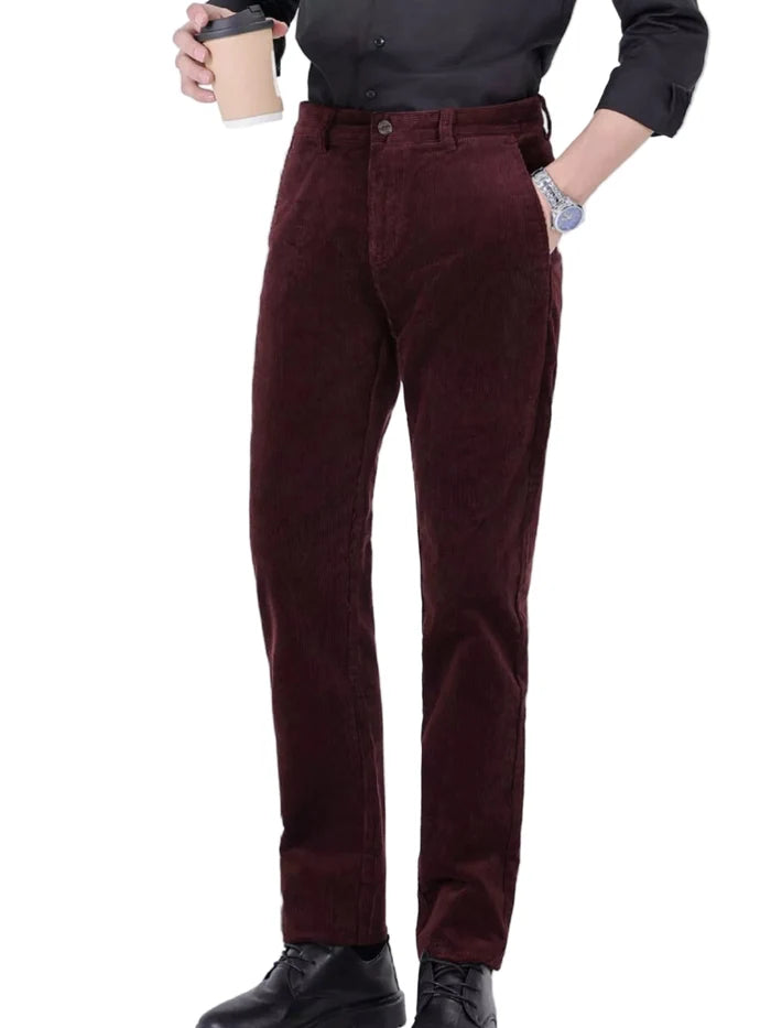 Men's Corduroy Slim-Fit Pants