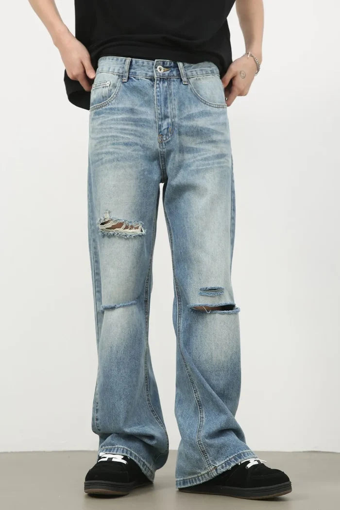 Men's Distressed Jeans