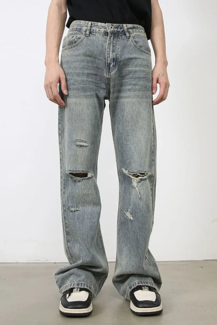 Men's Distressed Jeans