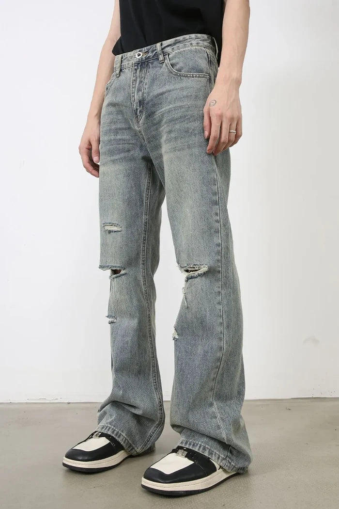 Men's Distressed Jeans
