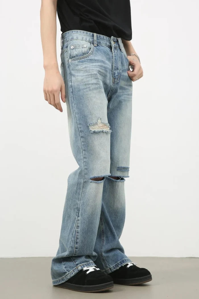 Men's Distressed Jeans