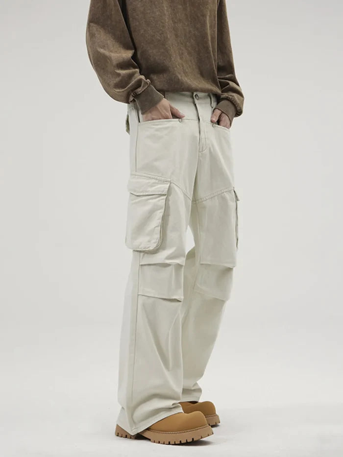 Men's Full Size Loose Fit Cargo Pants Plus Size