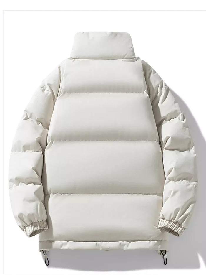 Men's Full Size Padded Stand Collar Winter Coat Plus Size