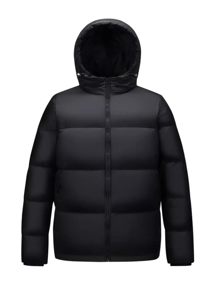 Men's Full Size Warm Padded Hooded Puffer Jacket Plus Size