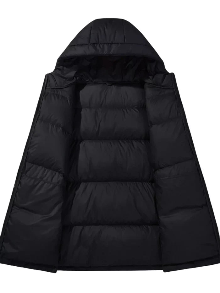 Men's Full Size Warm Padded Hooded Puffer Jacket Plus Size