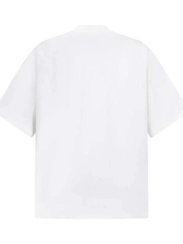 Men's Number Print Short Sleeve Oversized T-Shirt