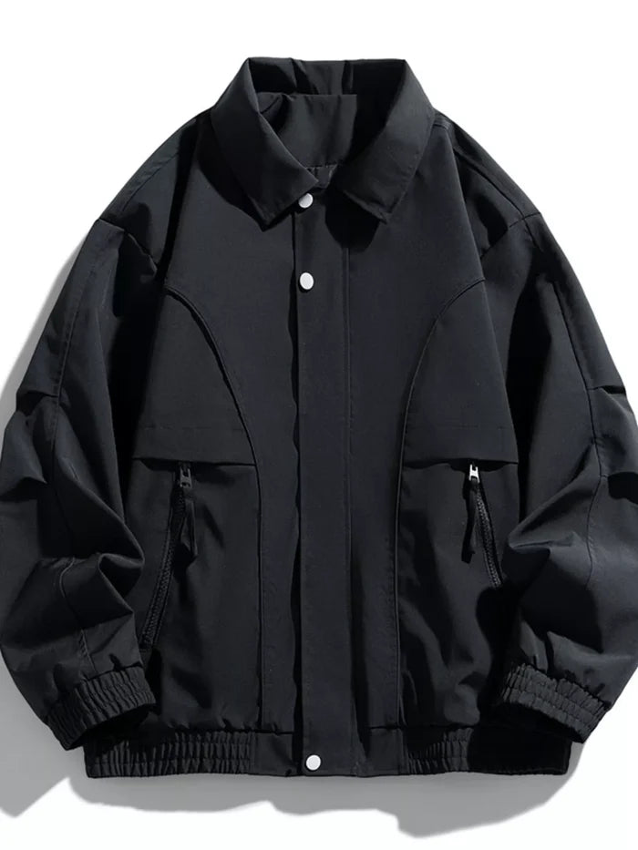 Men's Plus Size Casual Lightweight Long Sleeve Jacket