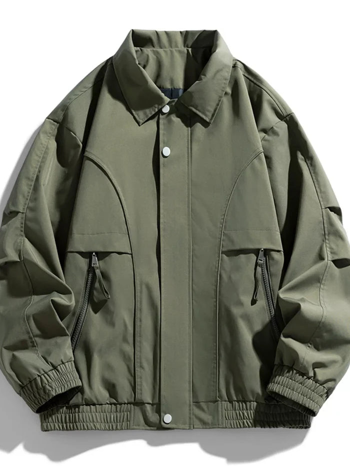 Men's Plus Size Casual Lightweight Long Sleeve Jacket