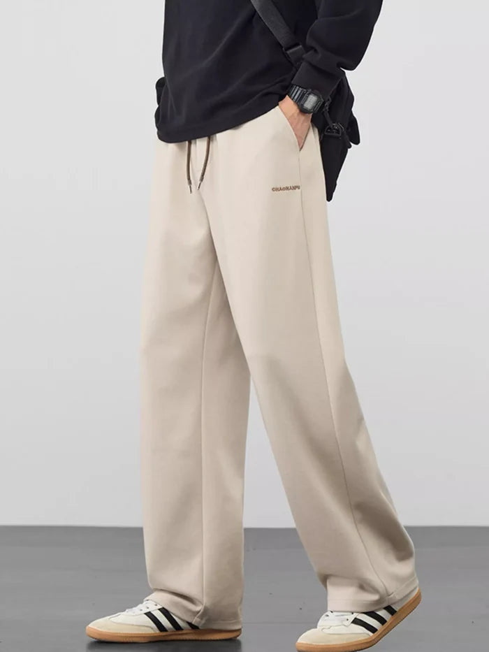Men's Plus Size Casual Loose Fit Drawstring Pants