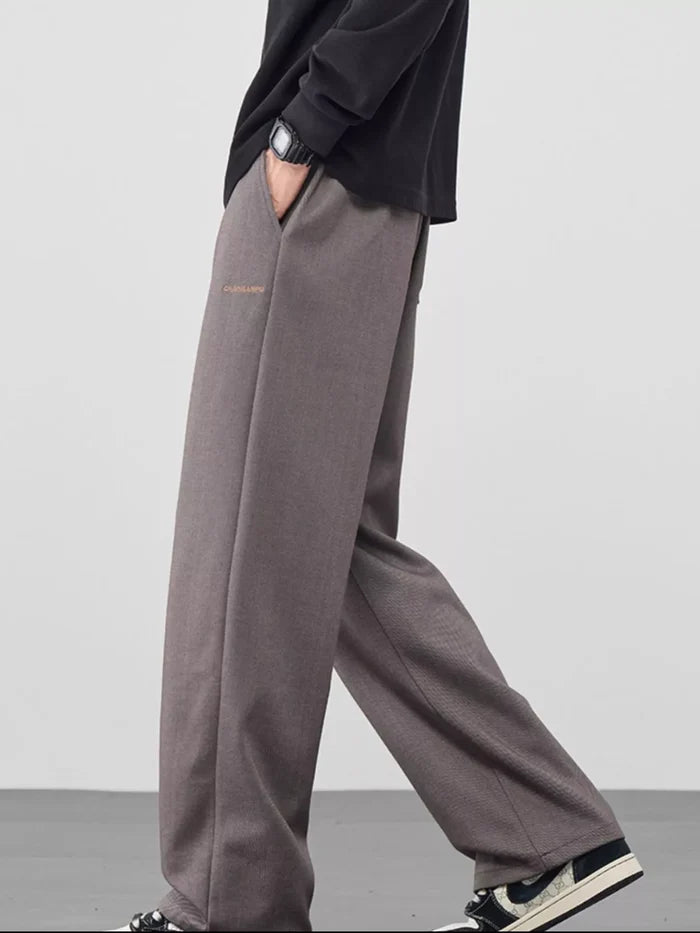 Men's Plus Size Casual Loose Fit Drawstring Pants