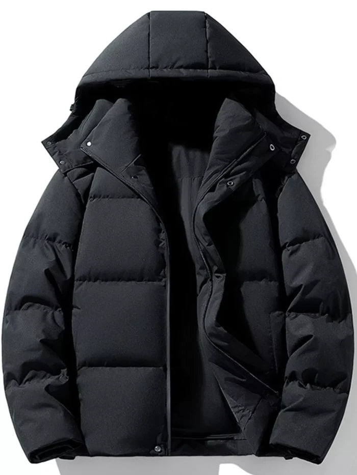 Men's Plus Size Hooded Padded Winter Coat