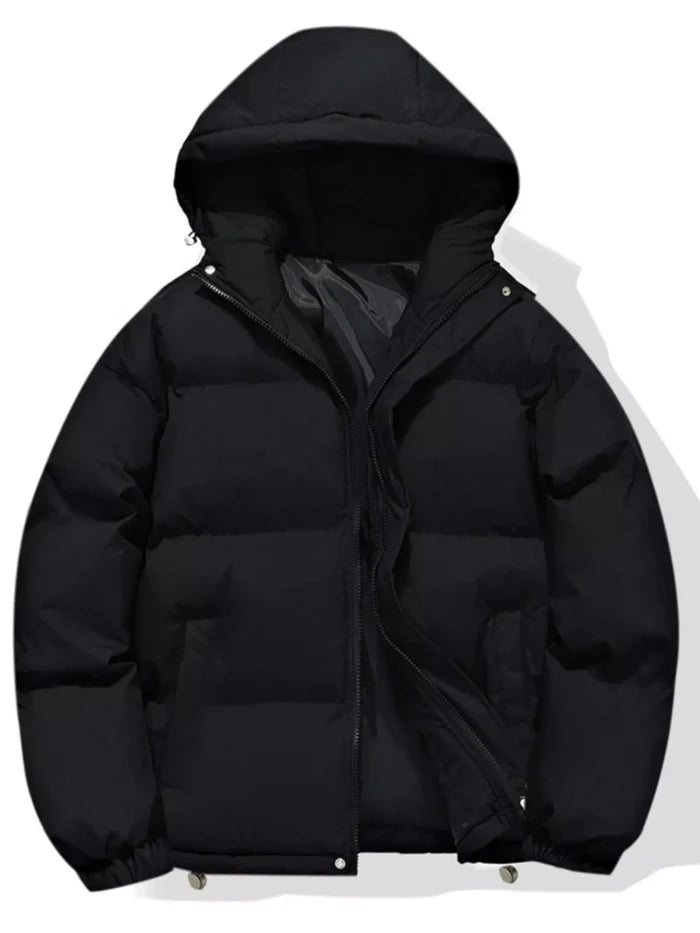 Men's Plus Size Hooded Padded Winter Coat