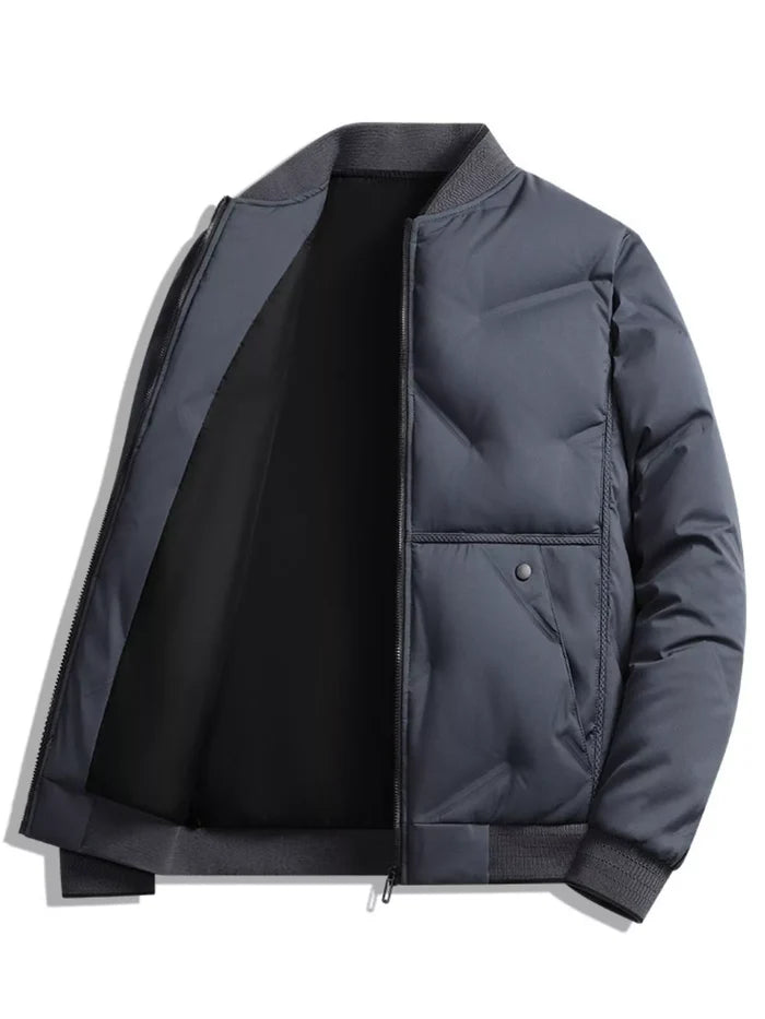 Men's Plus Size Zip Up Bomber Jacket