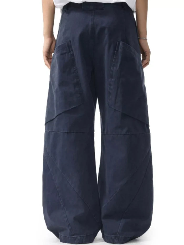 Men's Wide Leg Cargo Pants