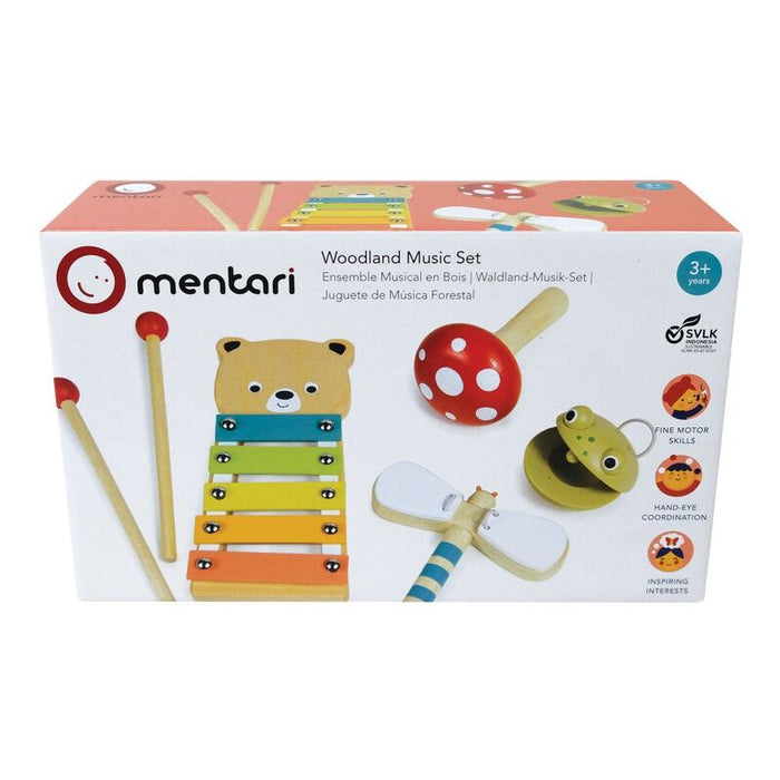 Mentari Wooden Woodland Music Play Set