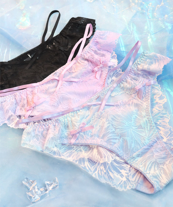 Mermaid Aqua Lace Cheeky