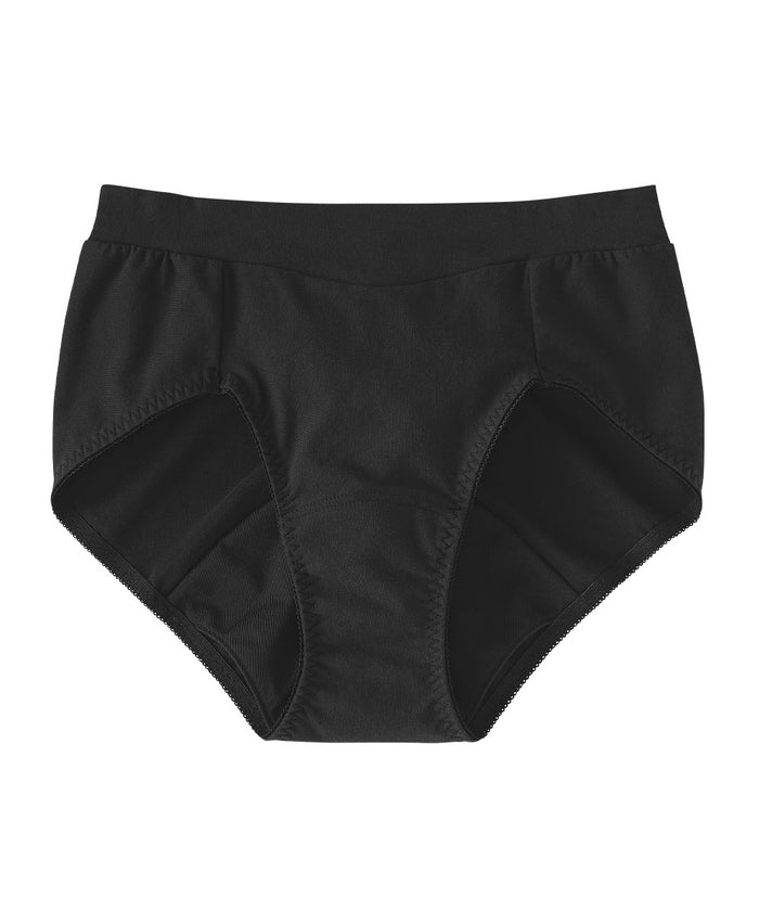 Mid-Rise Cotton Blend Period Panty