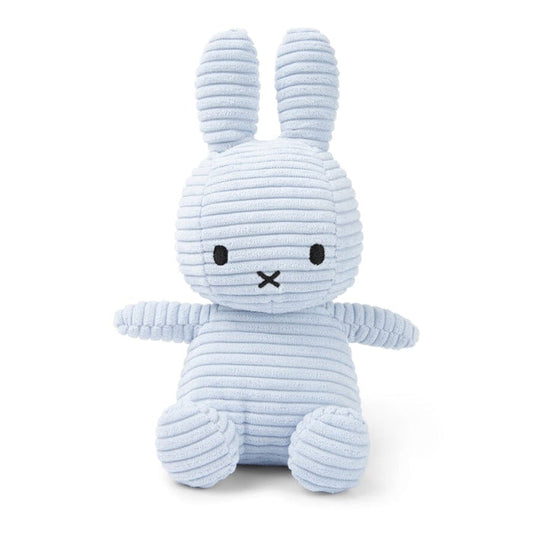 Miffy Corduroy Plush Toy - Ice Blue Toy Miffy