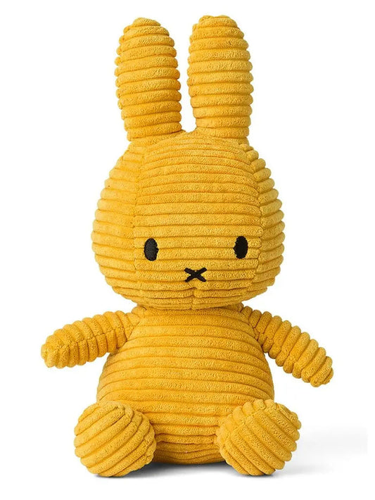 Miffy Corduroy Plush Toy - Mustard Toy Miffy