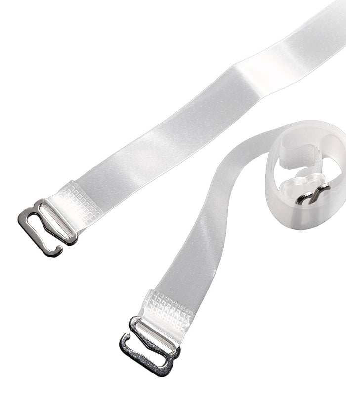 Milky Clear Bra Straps for Sizes A to E (12mm Wide)