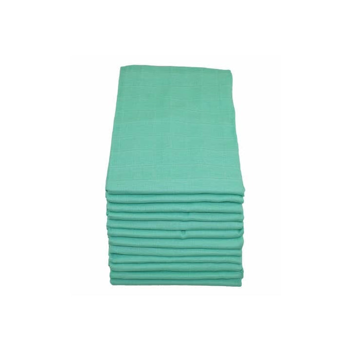 100% Pure Cotton Muslin - 70cm x 70cm - Mint Muslin Muslinz