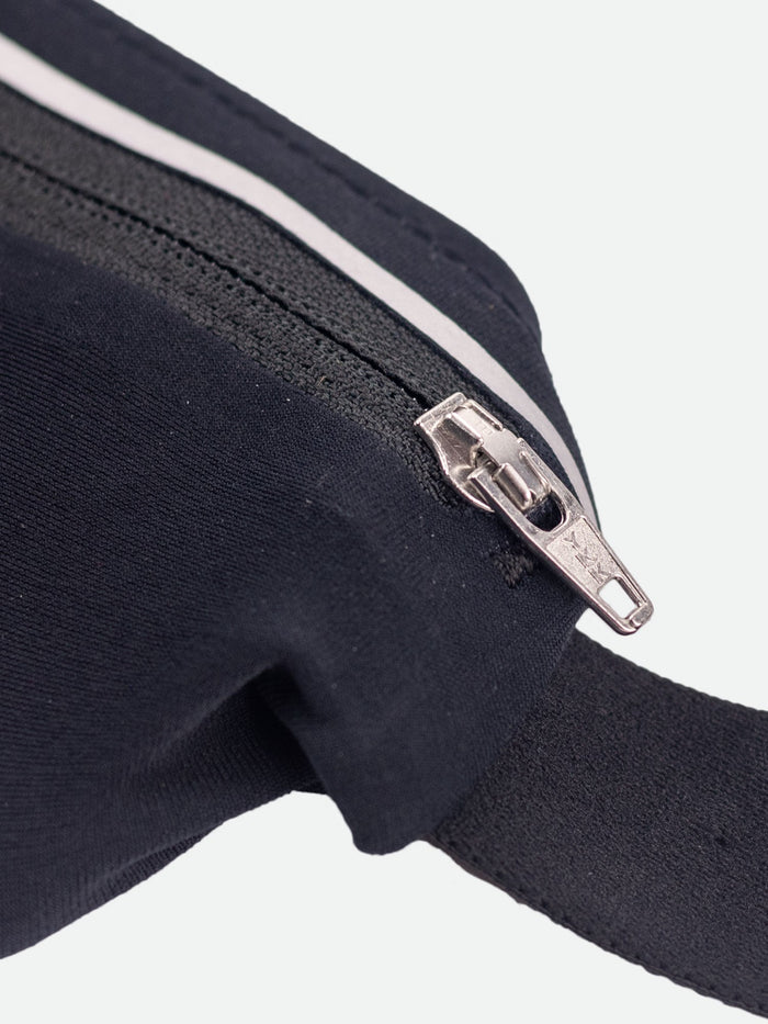 color:Black||view:sku image back||seo:Mirage Pack Adjustable Belt - Black - Detail View of Zipper