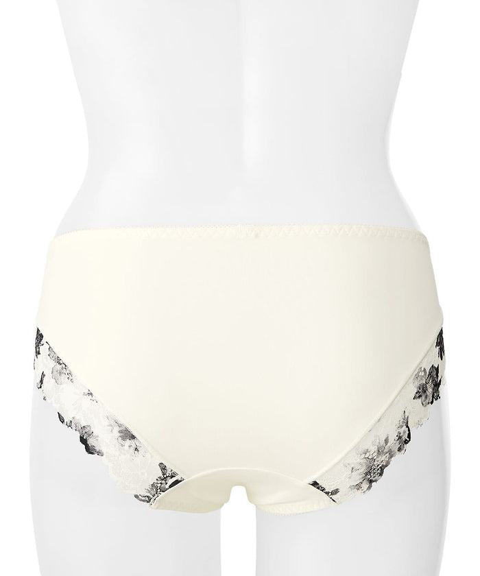 Monochrome Flower Bikini Panty