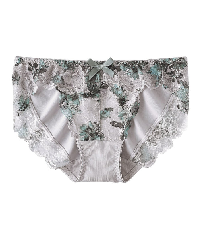 Monotone Flower Bikini Panty